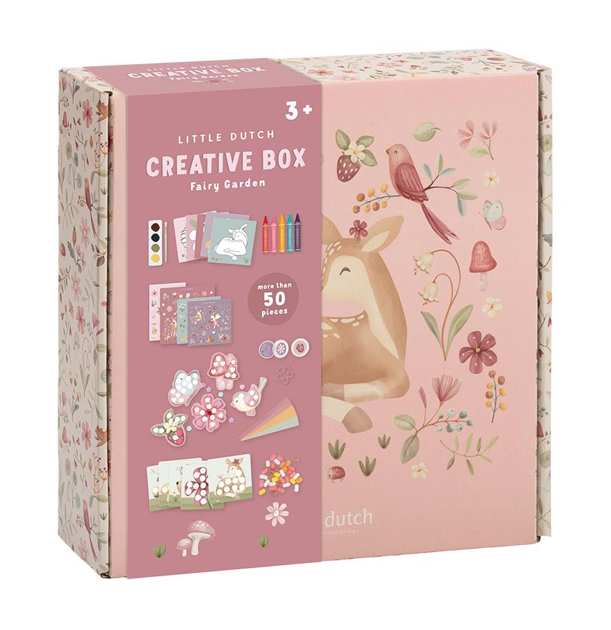 Knutseldoos XL - Meerkleurig - Fairy Garden