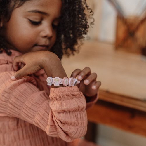 Slide Charm Bracelets - Roze - Fairy Garden