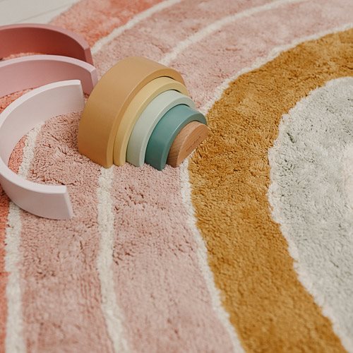 Vloerkleed regenboog - Meerkleurig - Essentials