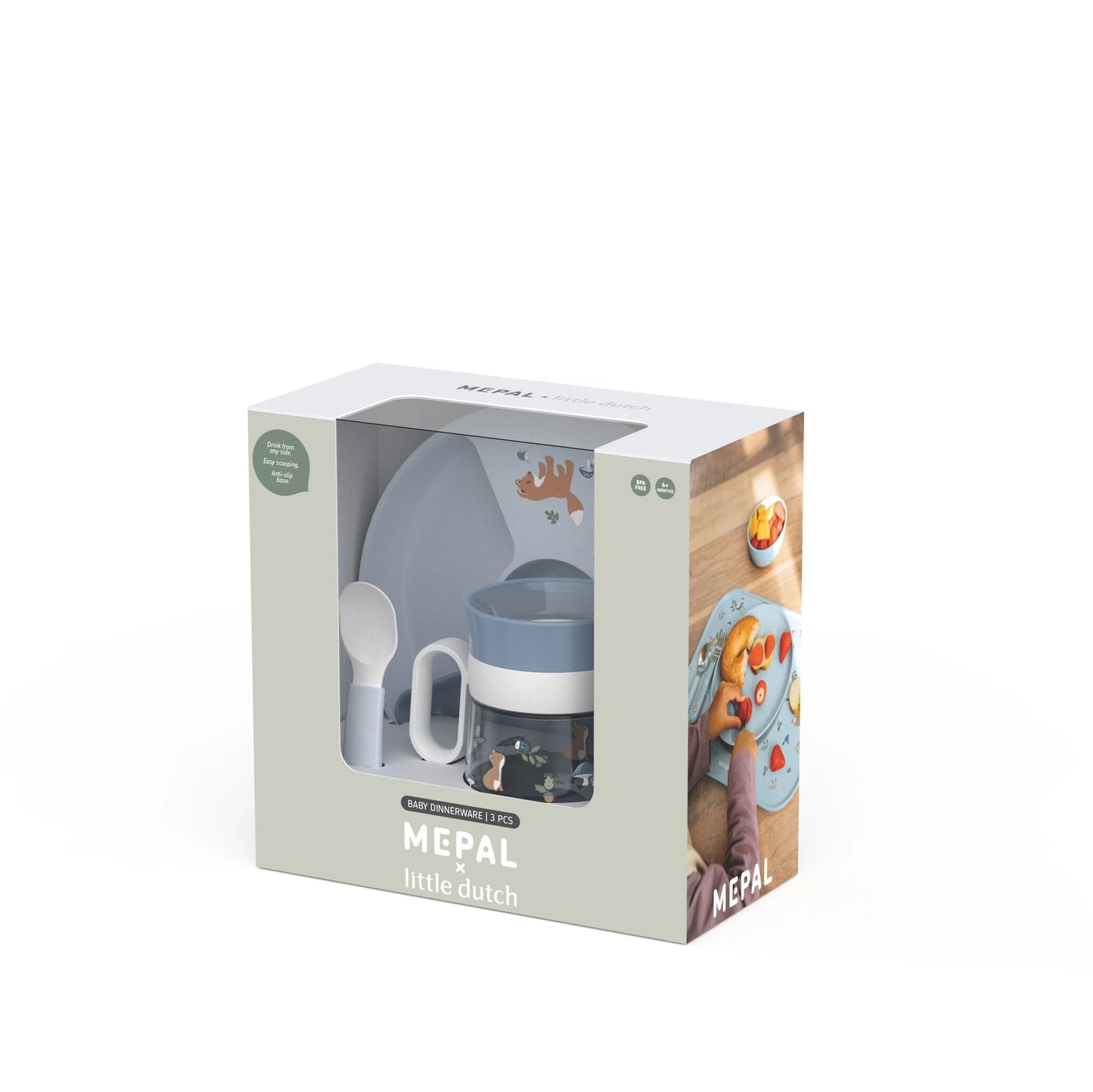 Set Babyservies 3-Delig Forest Friends