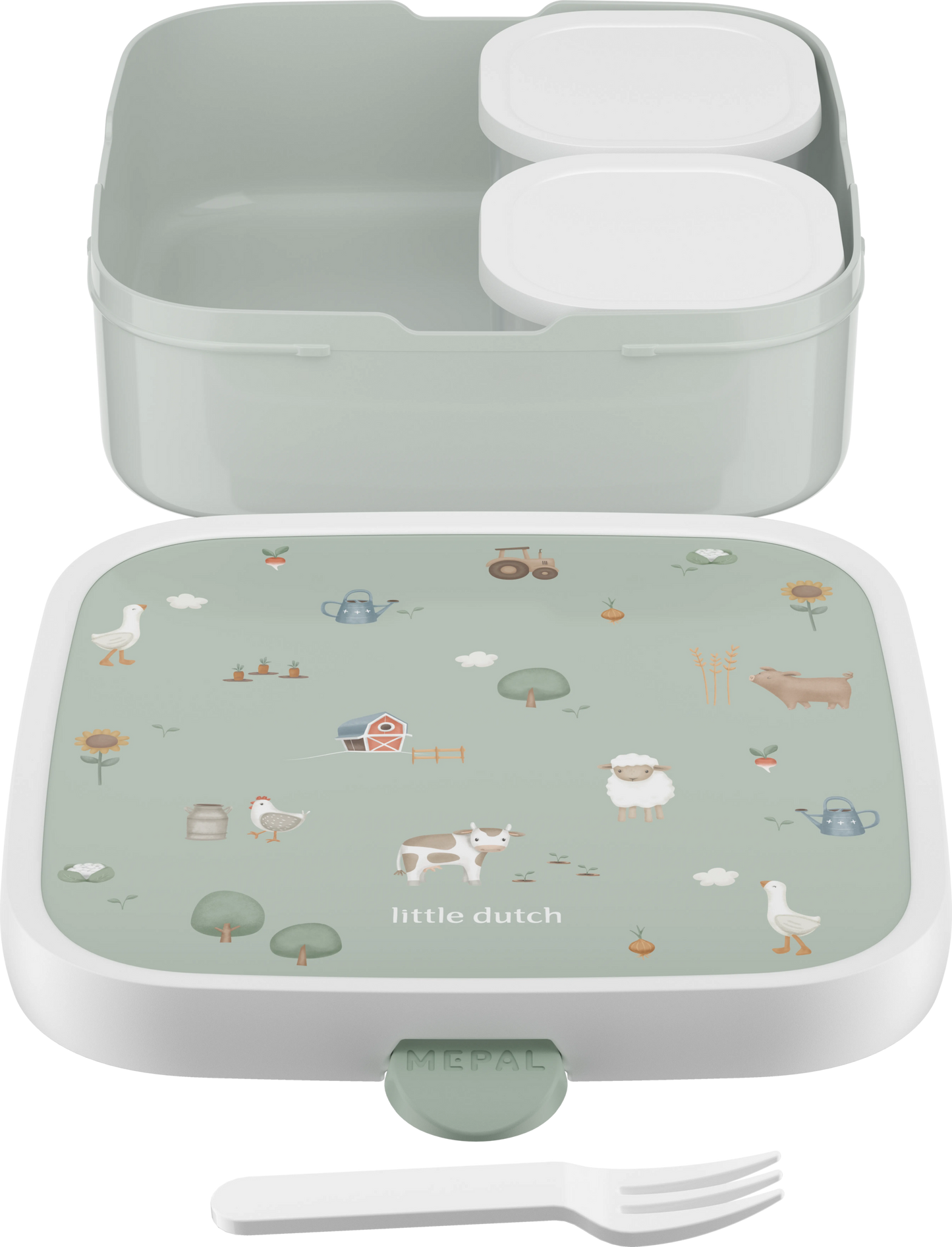 Bento lunchbox groot Little Farm