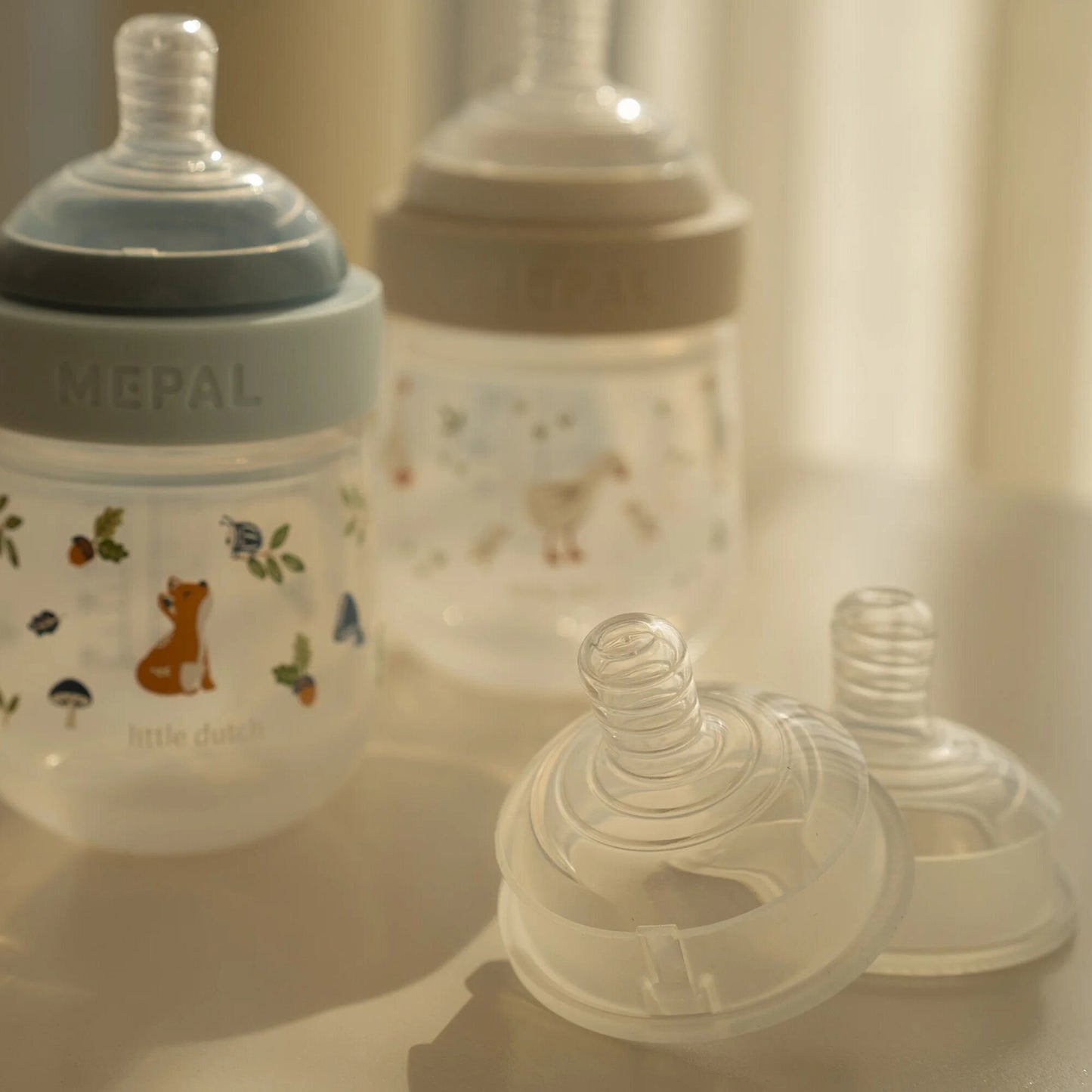 Starterset Babyflessen 4-Delig Forest Friends