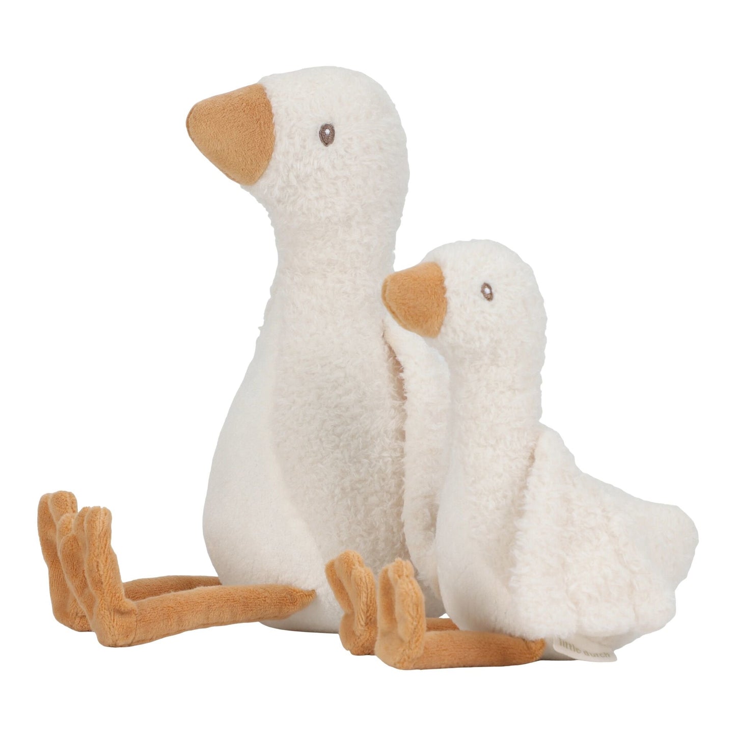 Knuffel Gans 25 cm - Wit - Little Goose