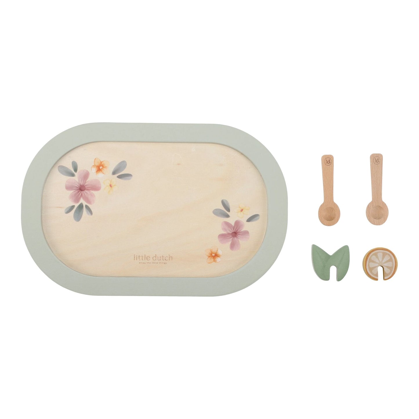Houten theeservies - Meerkleurig - Essentials