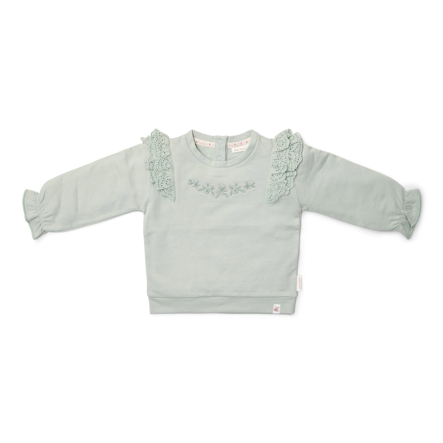 Sweater - Ruches - Groen - Fairy Garden