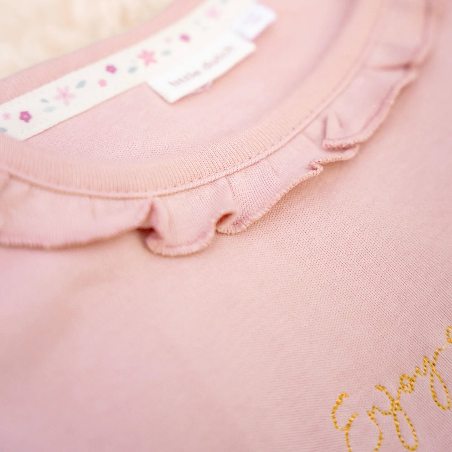 Shirt lange mouw - Ruches - Roze - Fairy Garden