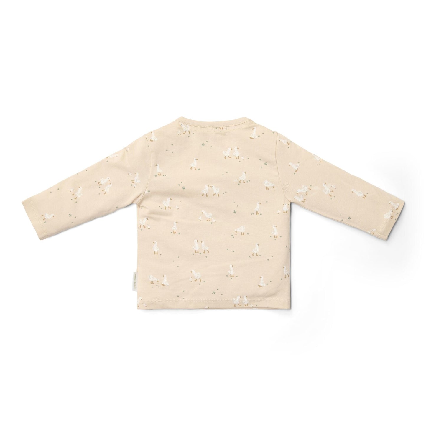 Shirt lange mouw - Beige - Newborn Naturals - Little Goose