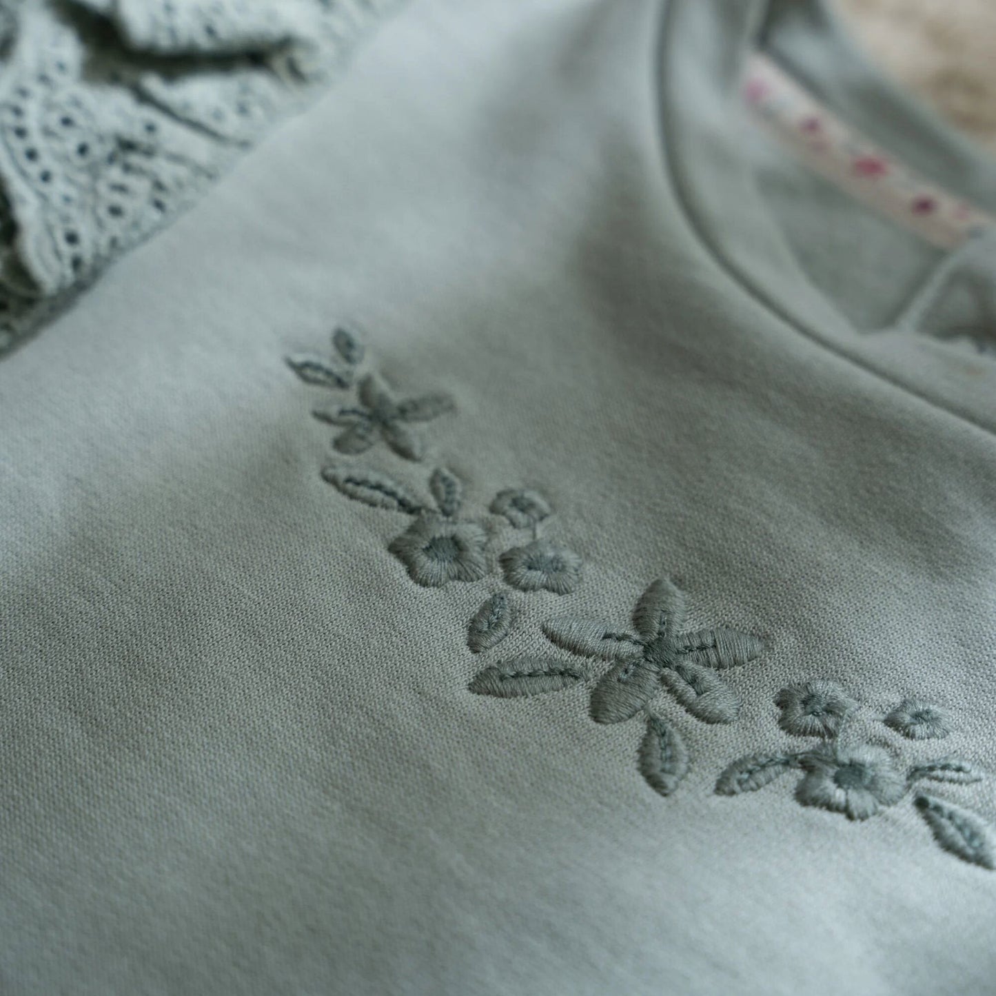 Sweater - Ruches - Groen - Fairy Garden