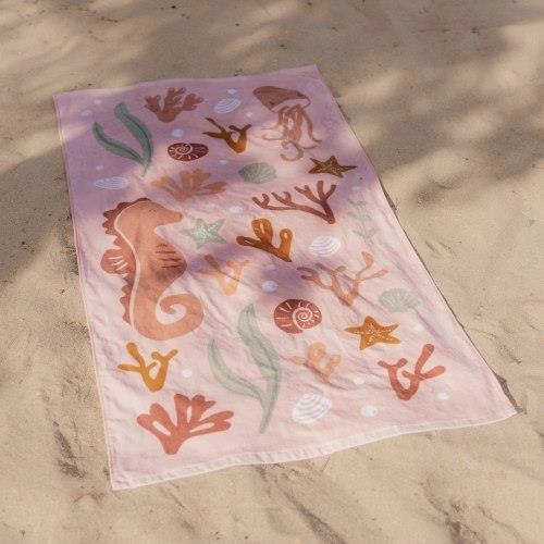 Badlaken - Roze - Ocean Dreams