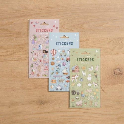 Stickervel Rosa & Friends