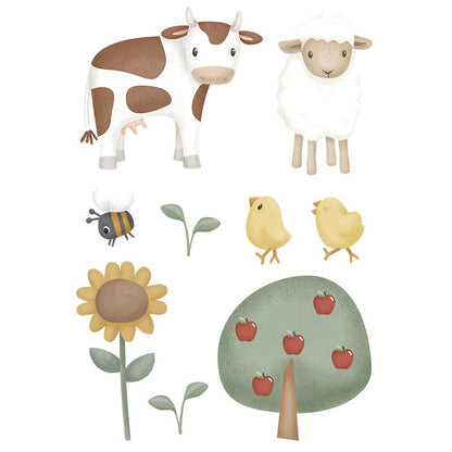 Muurstickers - Meerkleurig - Little Farm