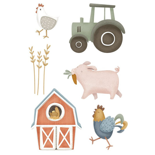 Muurstickers - Meerkleurig - Little Farm