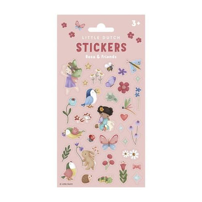 Stickervel Rosa & Friends