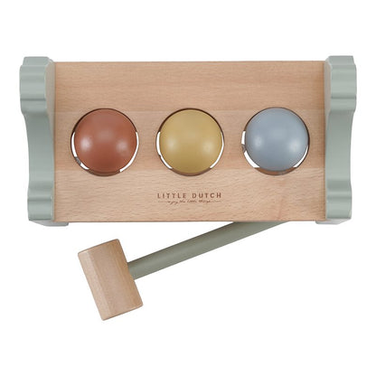 Hamerbankje met ballen  Little Farm