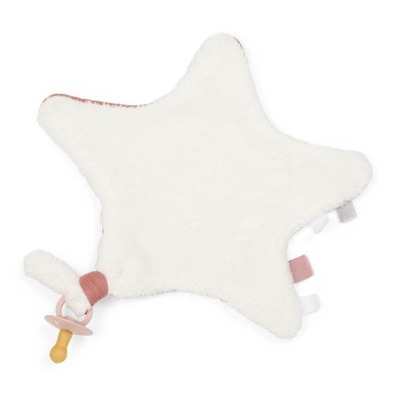 Knuffeldoek ster Pure Pink Blush