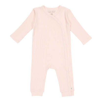 Boxpakje met overslag Rib Pink