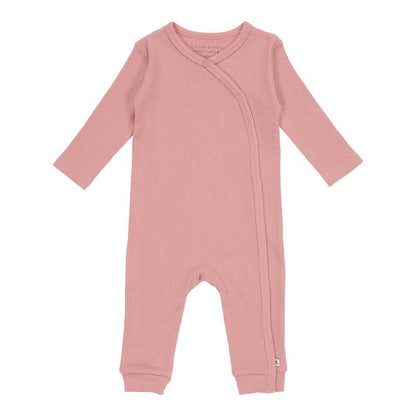 Boxpakje met overslag Rib Vintage Pink