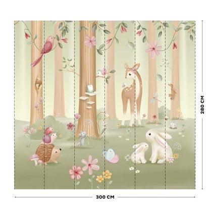 Fotobehang - Meerkleurig - Fairy Garden