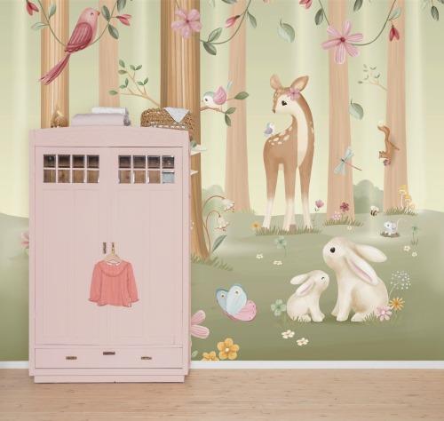 Fotobehang - Meerkleurig - Fairy Garden
