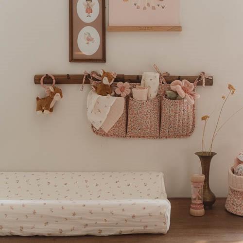 Aankleedkussenhoes - Wit - Fairy Garden - Fairy Blossom