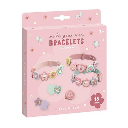 Slide Charm Bracelets - Roze - Fairy Garden