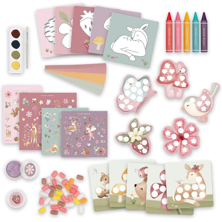 Knutseldoos XL - Meerkleurig - Fairy Garden