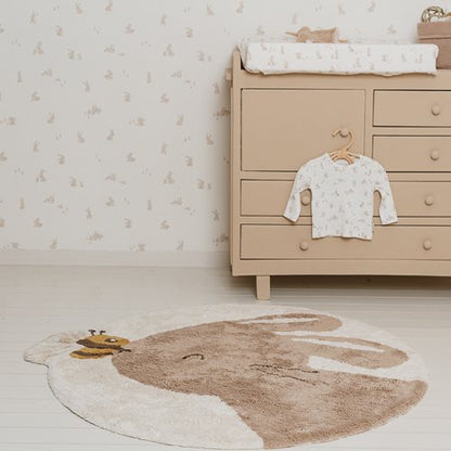 Vloerkleed konijn - Beige