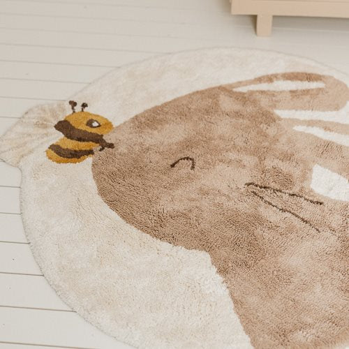 Vloerkleed konijn - Beige