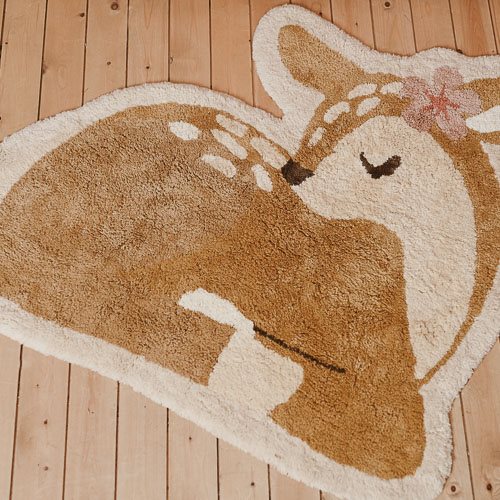 Vloerkleed hert - Beige - Fairy Garden