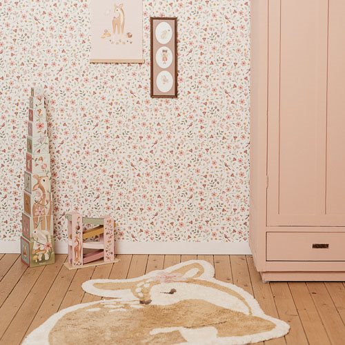 Vloerkleed hert - Beige - Fairy Garden