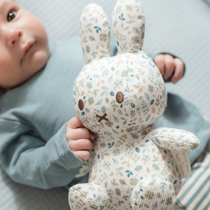 nijntje knuffel all-over print 20 cm - Blauw - Lucky Leaves