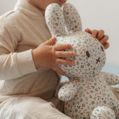 nijntje knuffel all-over print 30 cm - Blauw - Lucky Leaves