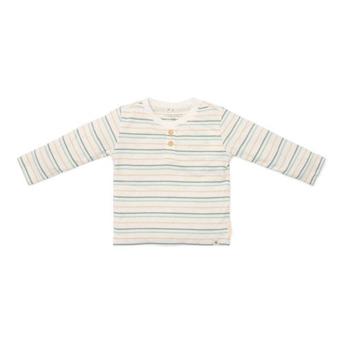 Shirt lange mouw - Wit - Forest Friends - Stripe