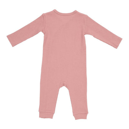 Boxpakje met overslag Rib Vintage Pink