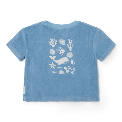 T-shirt en Short - Blauw - Sea Life