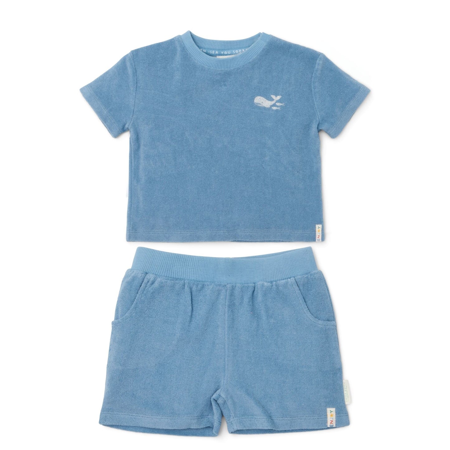 T-shirt en Short - Blauw - Sea Life