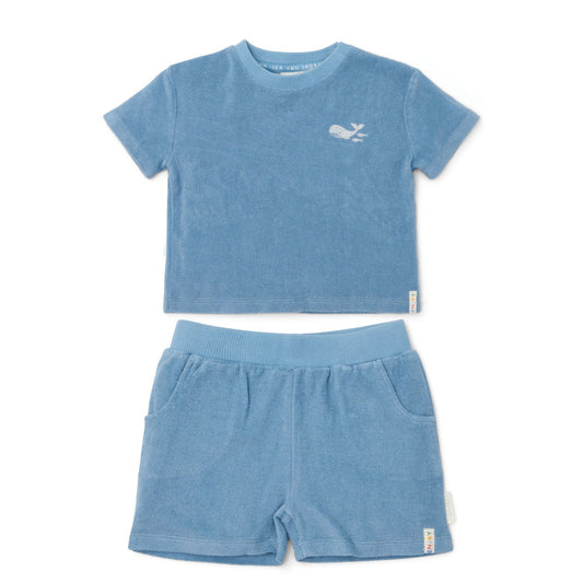 T-shirt en Short - Blauw - Sea Life
