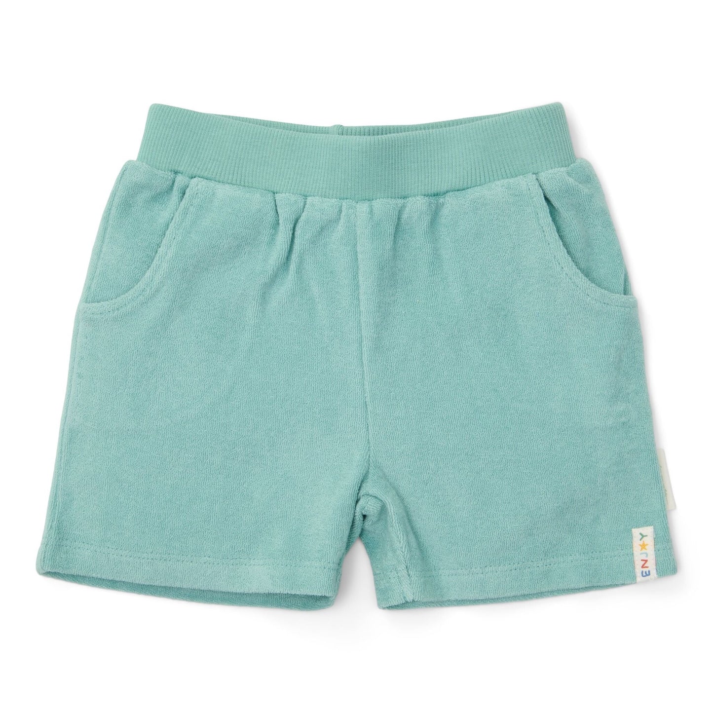 T-shirt en Short - Groen - Seashells and Stripes