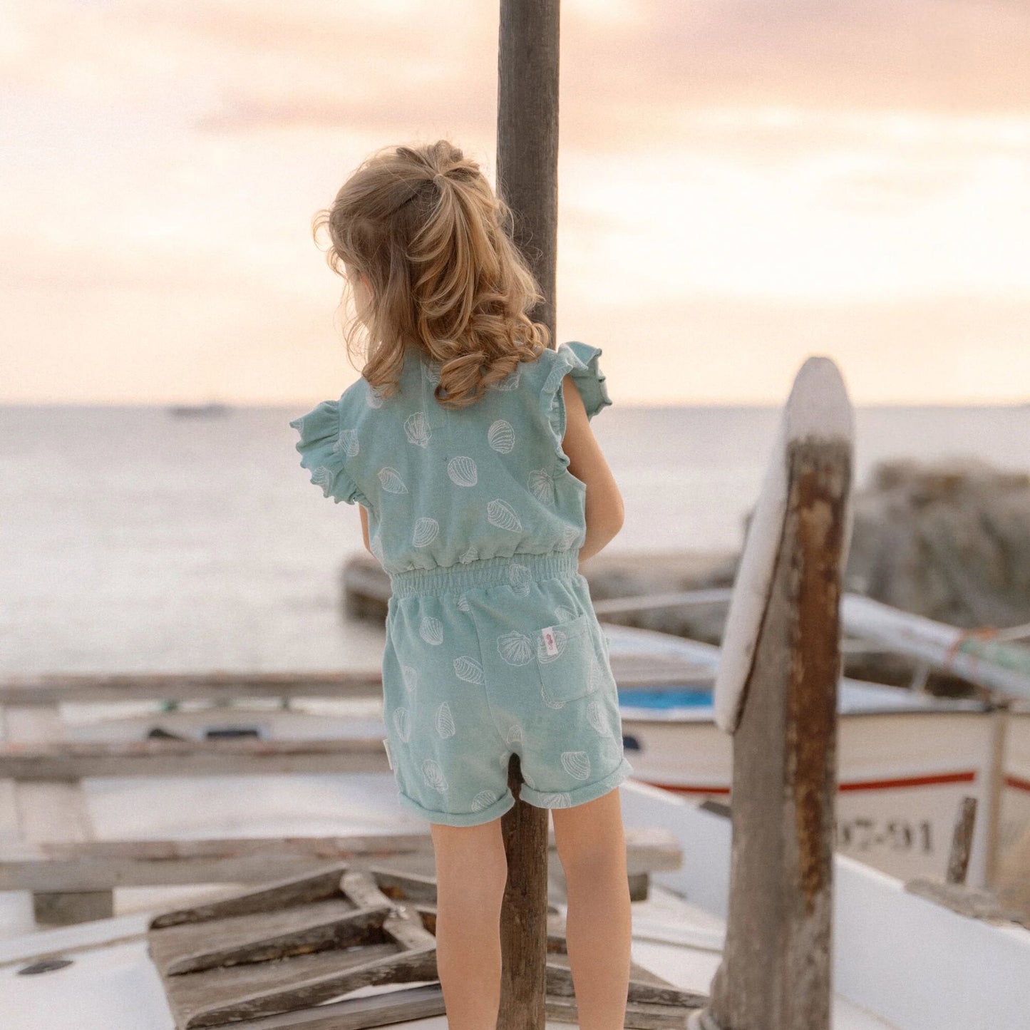 Playsuit - Groen - Ocean Treasures