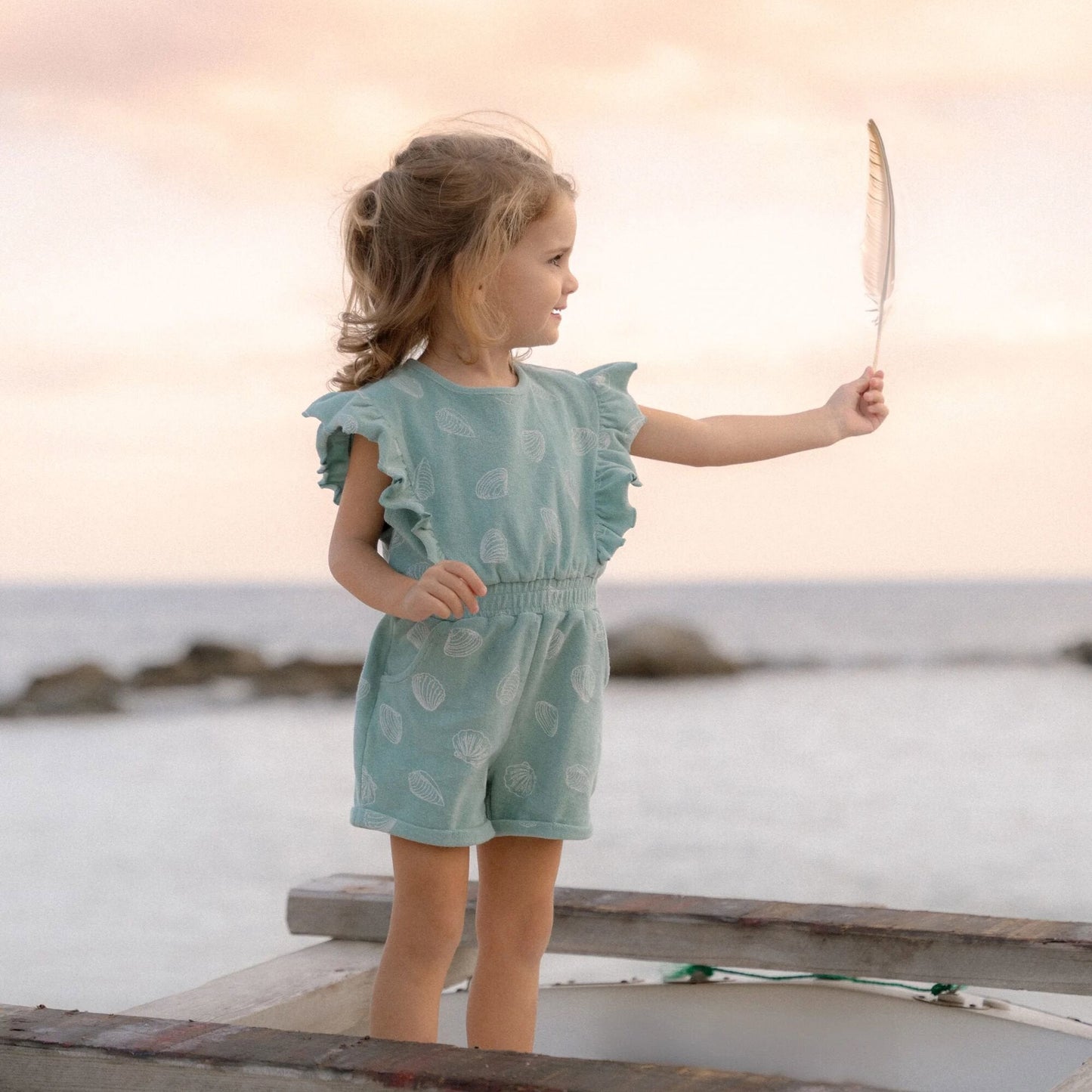 Playsuit - Groen - Ocean Treasures
