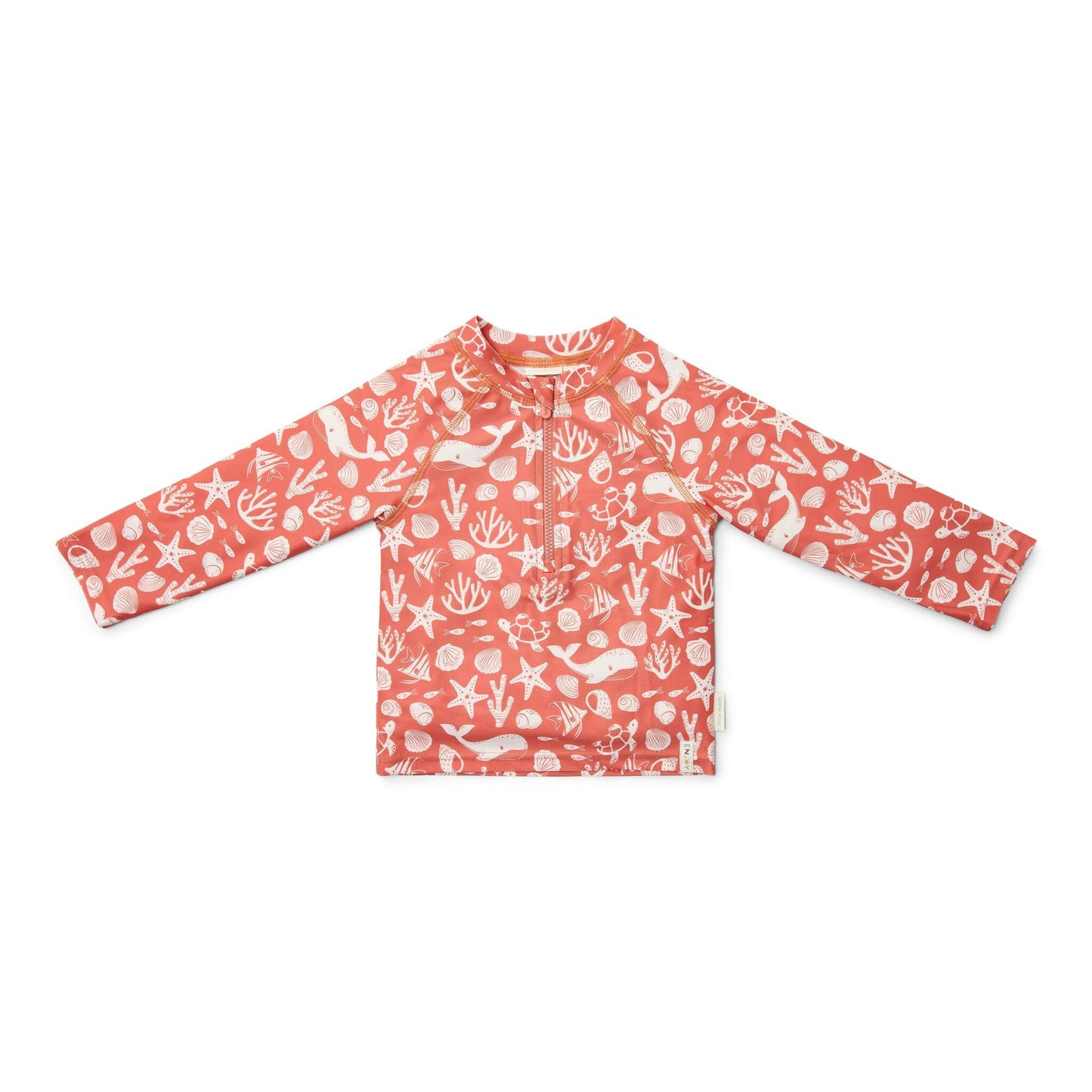 Zwemshirt lange mouw - Rood - Sea Life
