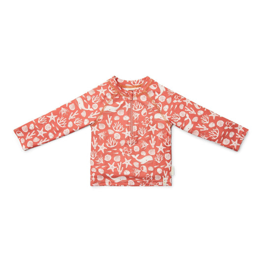 Zwemshirt lange mouw - Rood - Sea Life