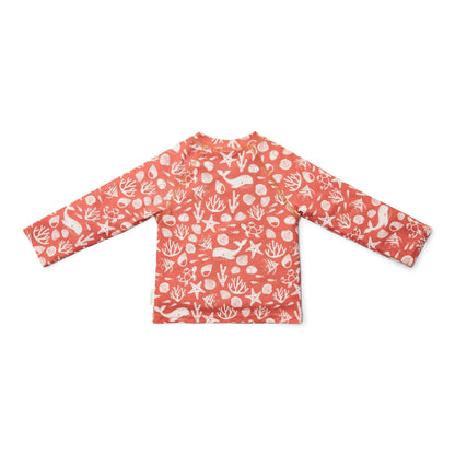 Zwemshirt lange mouw - Rood - Sea Life