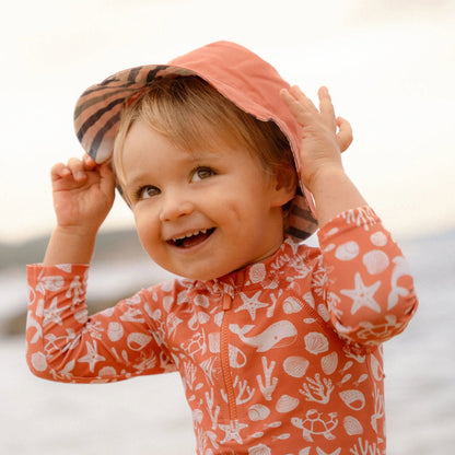 Zwemshirt lange mouw - Rood - Sea Life