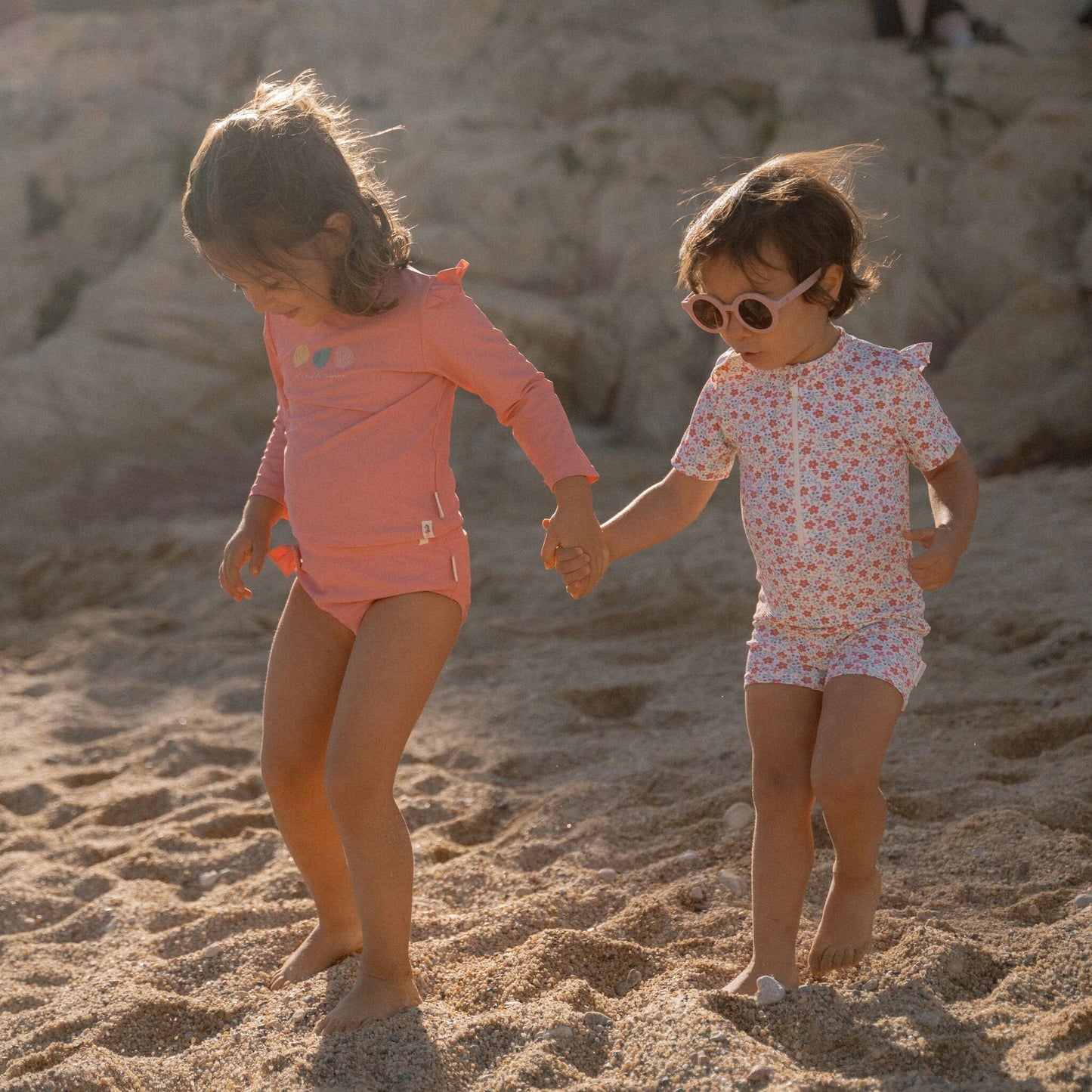 Zwemshirt lange mouw - Roze - Ocean Treasures