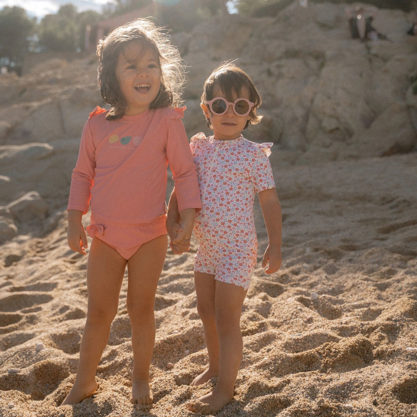 Zwemshirt lange mouw - Roze - Ocean Treasures