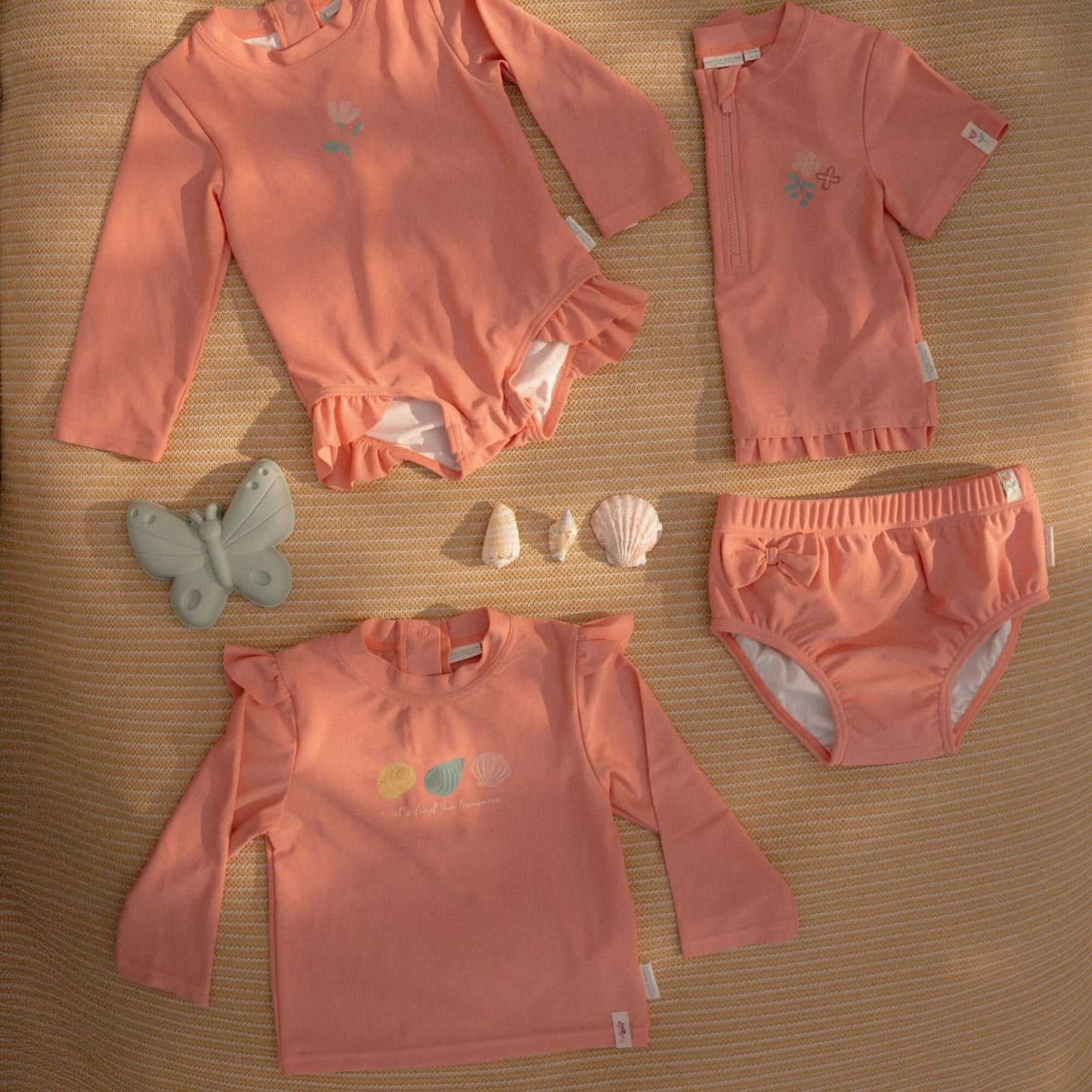 Zwemshirt lange mouw - Roze - Ocean Treasures