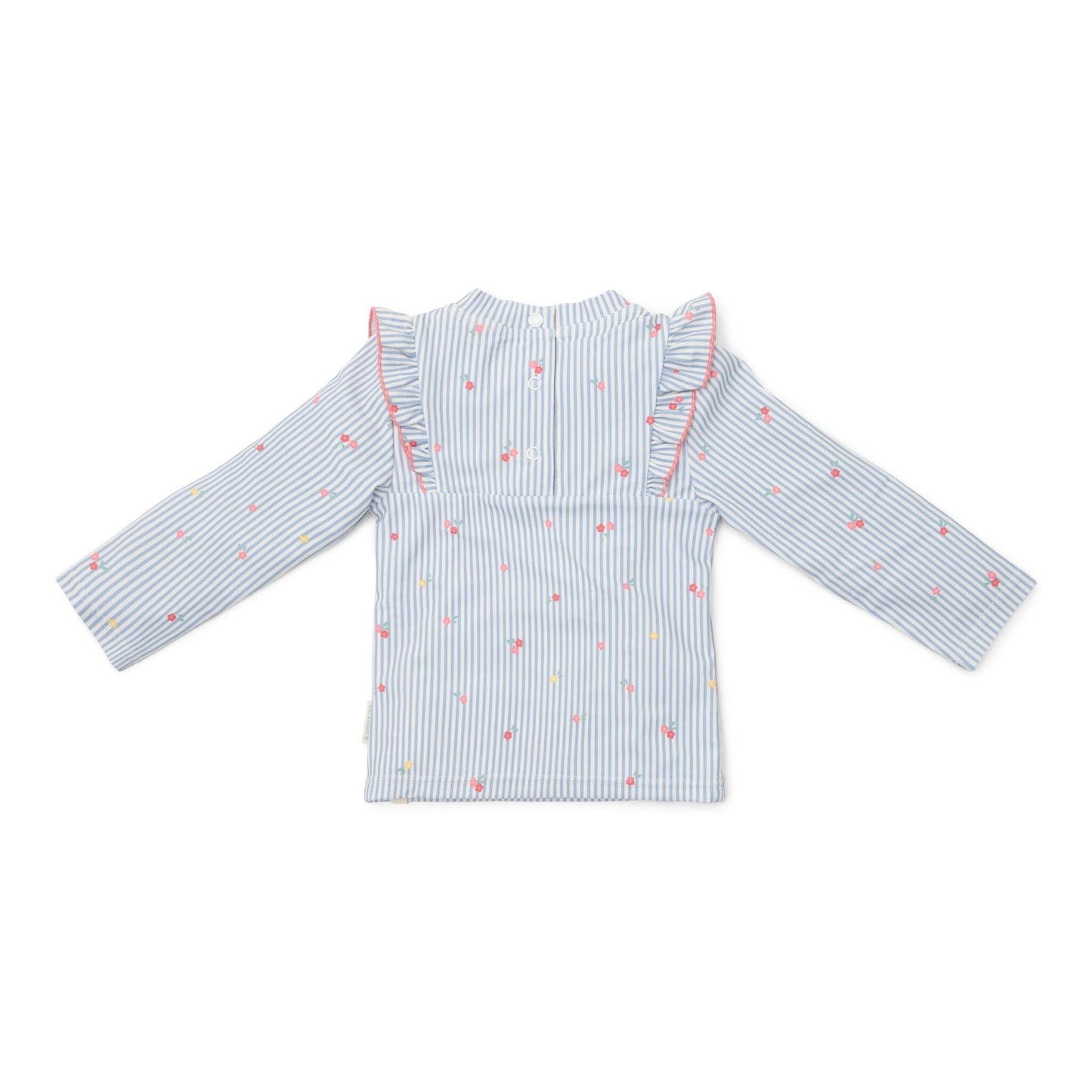 Zwemshirt lange mouw - Blauw - Sunny Flowers