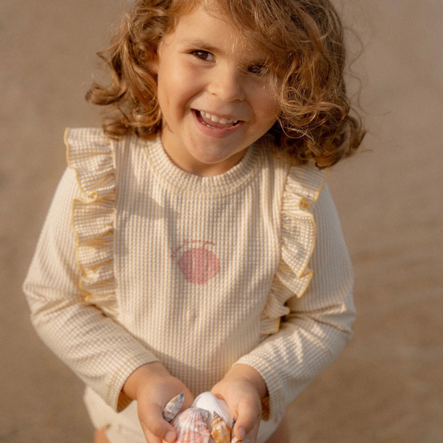 Zwemshirt lange mouw - Geel - Ocean Treasures