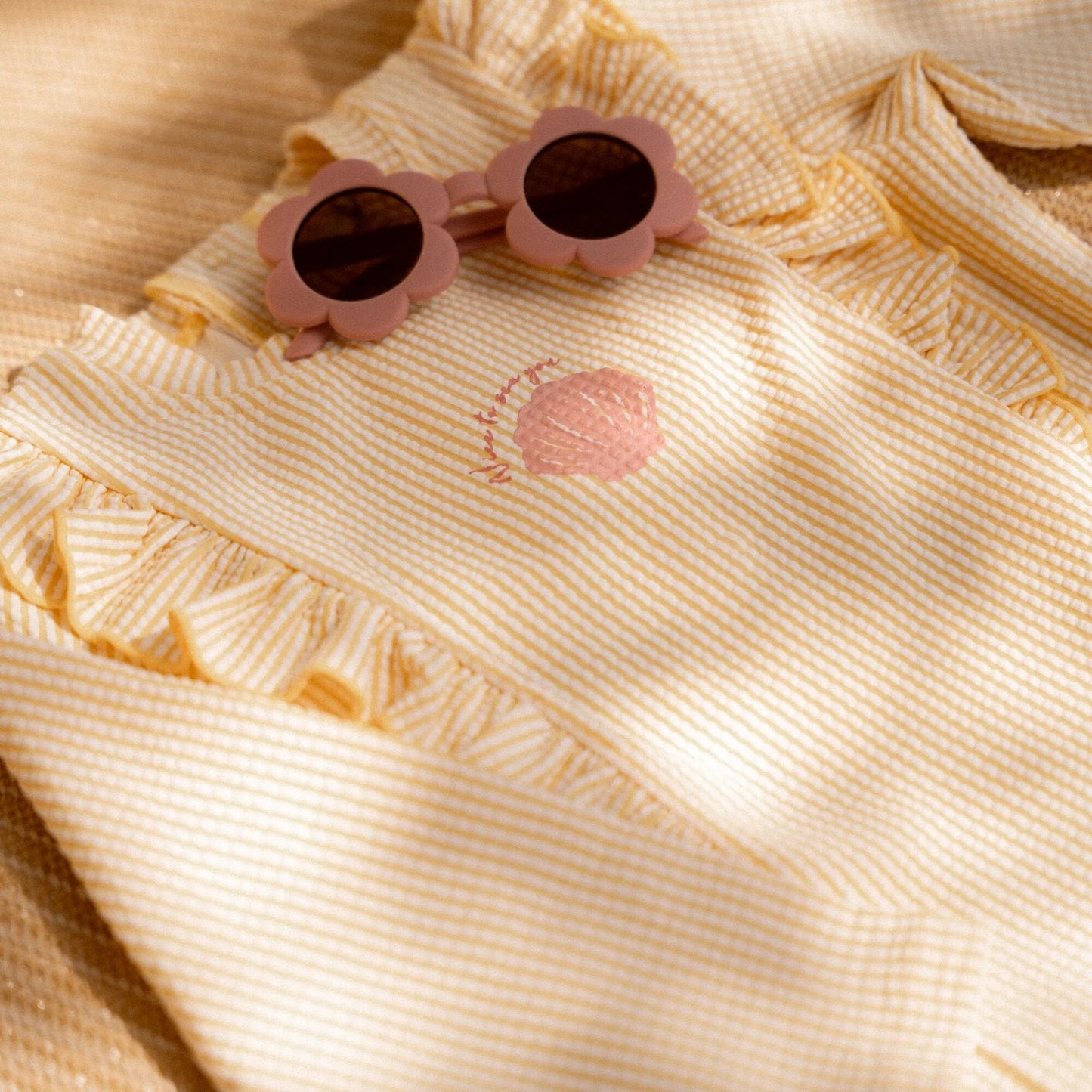 Zwemshirt lange mouw - Geel - Ocean Treasures
